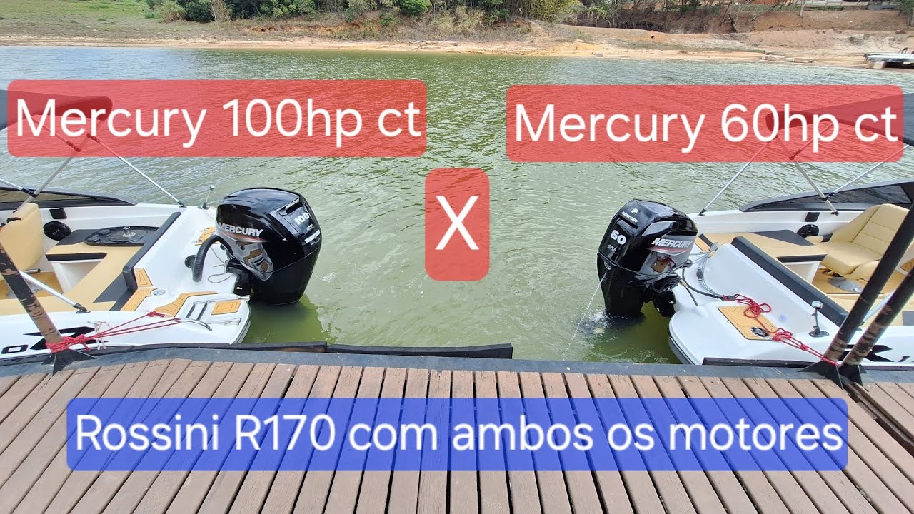 SUPER Comparativo Rossini R170 com motor 60hp ou 100hp ? Qual a melhor para seu uso ? Descubra aqui