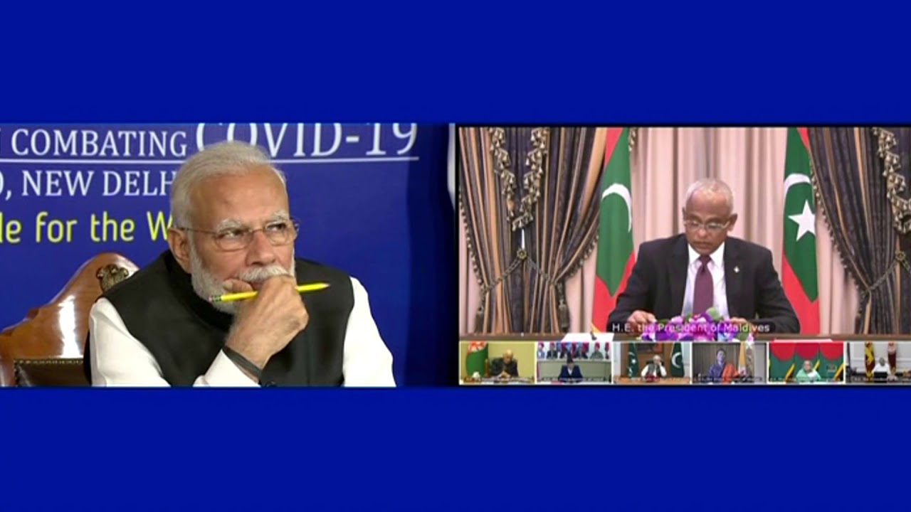 Remarks by H E President Solih at SAARC Countries Leadership Video Conference COVID-19