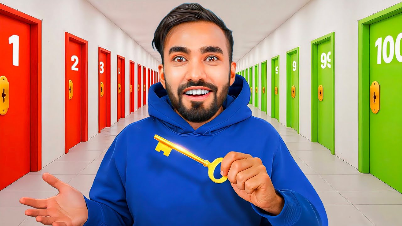 CAN I CHOOSE CORRECT DOOR | TECHNO GAMERZ 