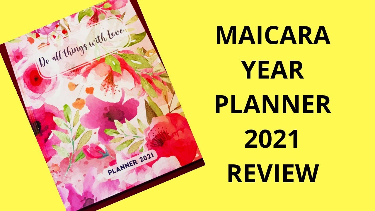 YEAR PLANNER 2021- Maicara - CHERRY BLOSSOM