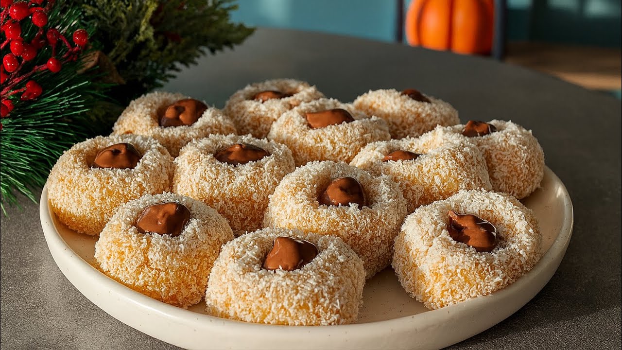 KOKOS GNEZDA ✨ POSNA / MRSNA VERZIJA – BEZ PEČENJA ! Coconut Nests ✨ No-Bake