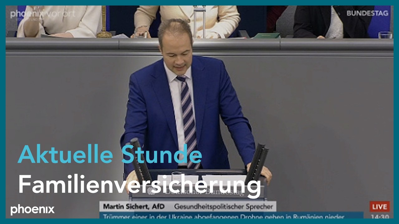 Bundestag: Aktuelle Stunde zur beitragsfreien Familienkrankenversicherung l 26.03.26
