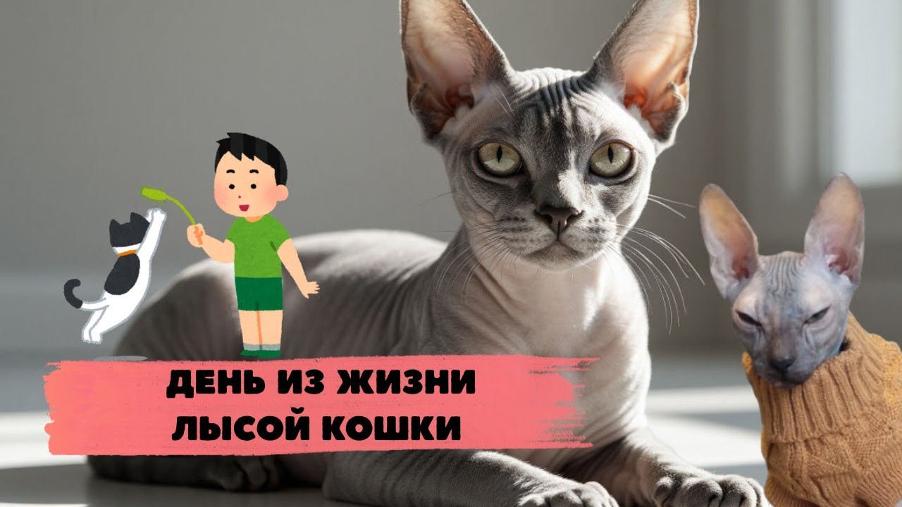 День из жизни лысой кошки
