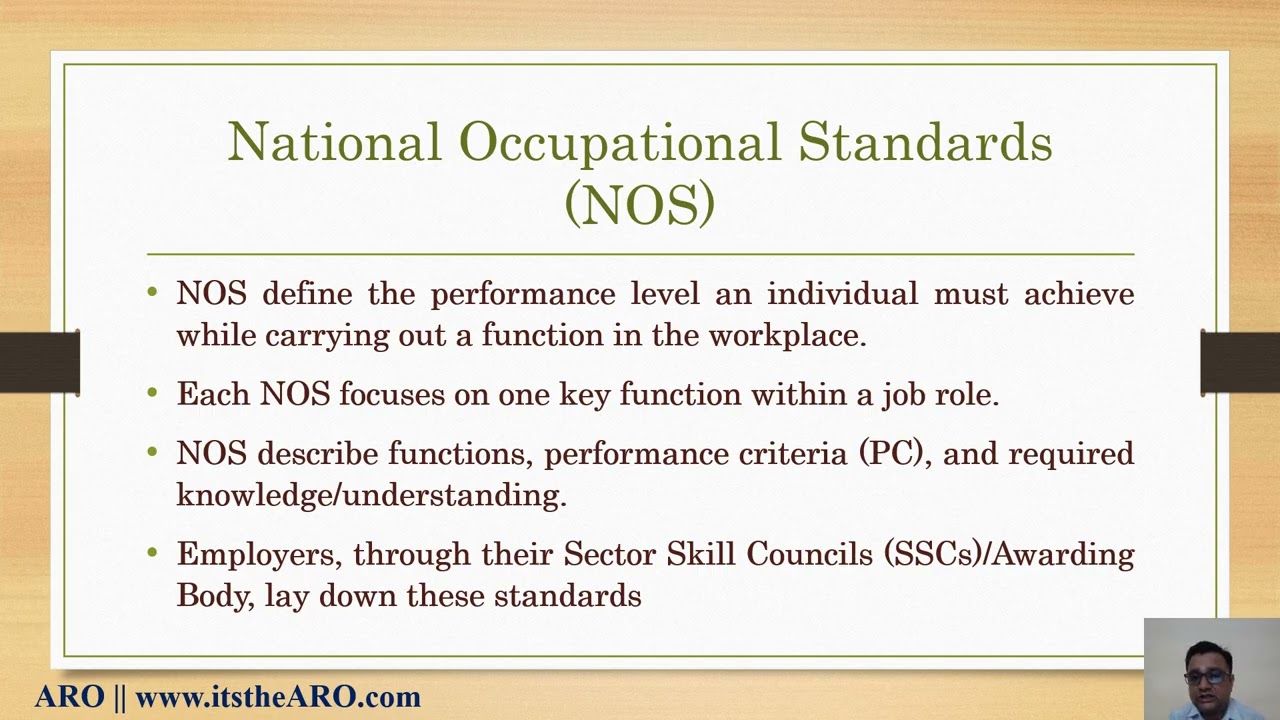 What is National Occupational Standards (NOS)?