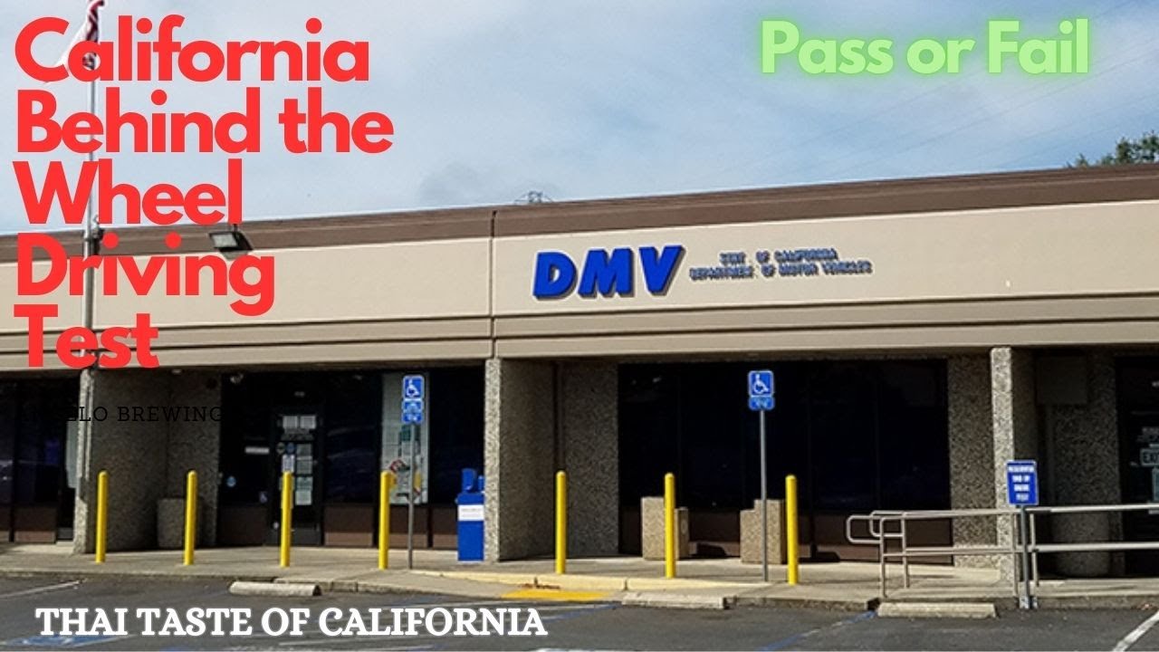 California DMV - Behind the Wheel Driving Test - First Attempt - Pass or Fail?