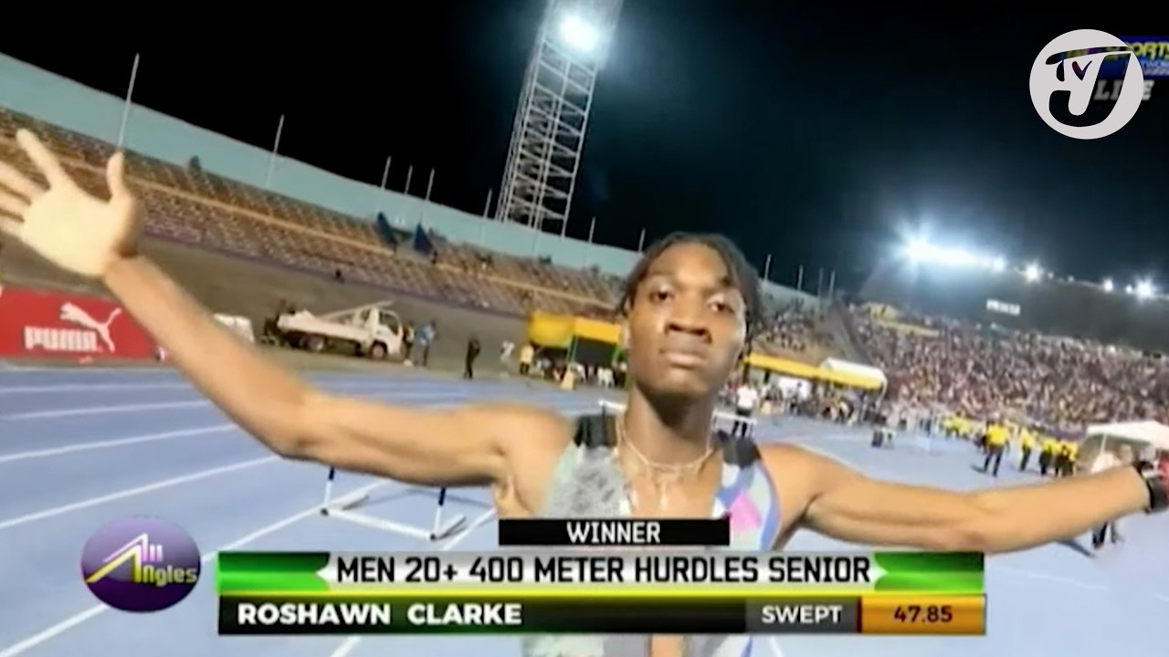 Roshawn Clarke Jamaica's Senior 400m Hurdler | TVJ All Angles