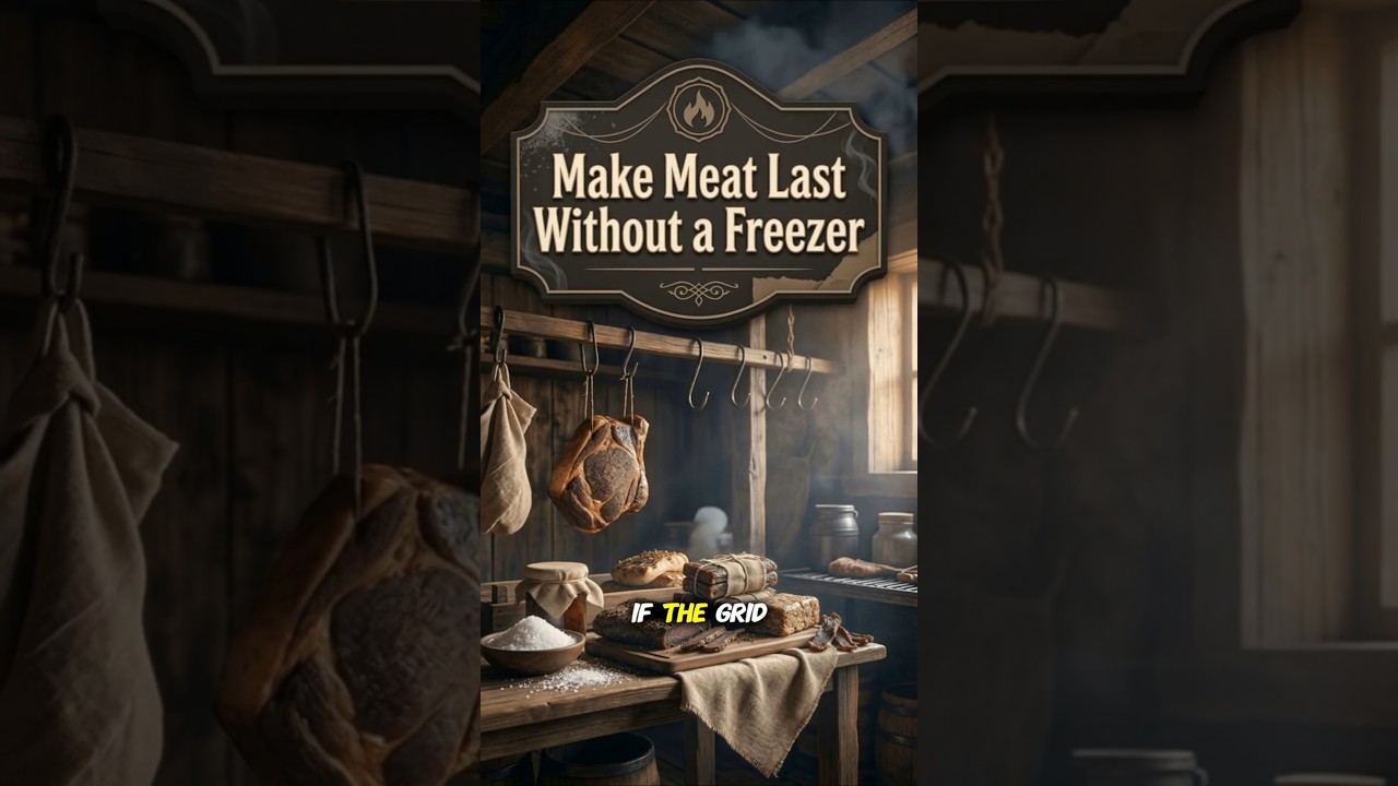 How Our Ancestors Stored Meat WITHOUT A Freezer 🥩