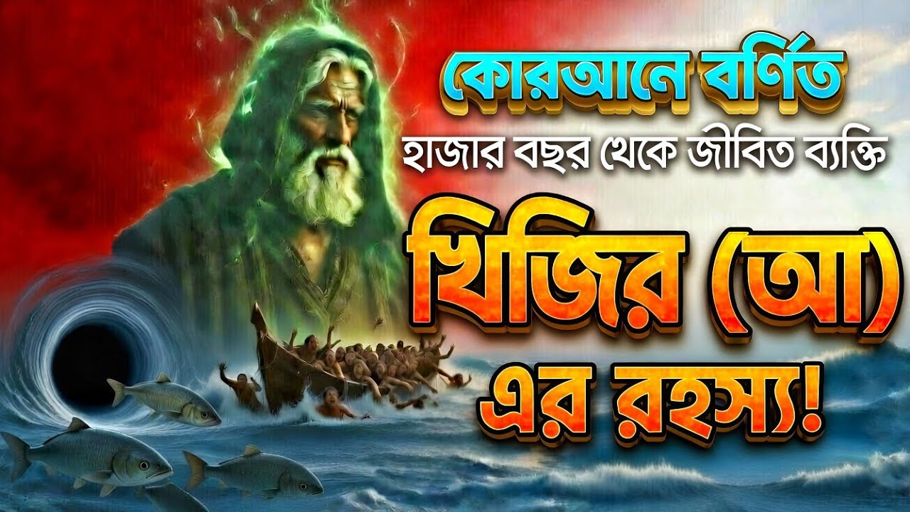 হাজার বছর ধরে জীবিত এক মানুষ | কোরআনে বর্ণিত সবচেয়ে রহস্যময় ব্যক্তির গল্প - খিজির (আ) |  Islamic 