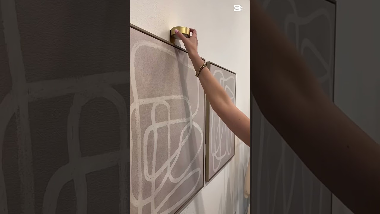 Transform Your Wall Art with These Wireless LED Lights! ✨ Link is in Bio👇#picture #ledwalllight