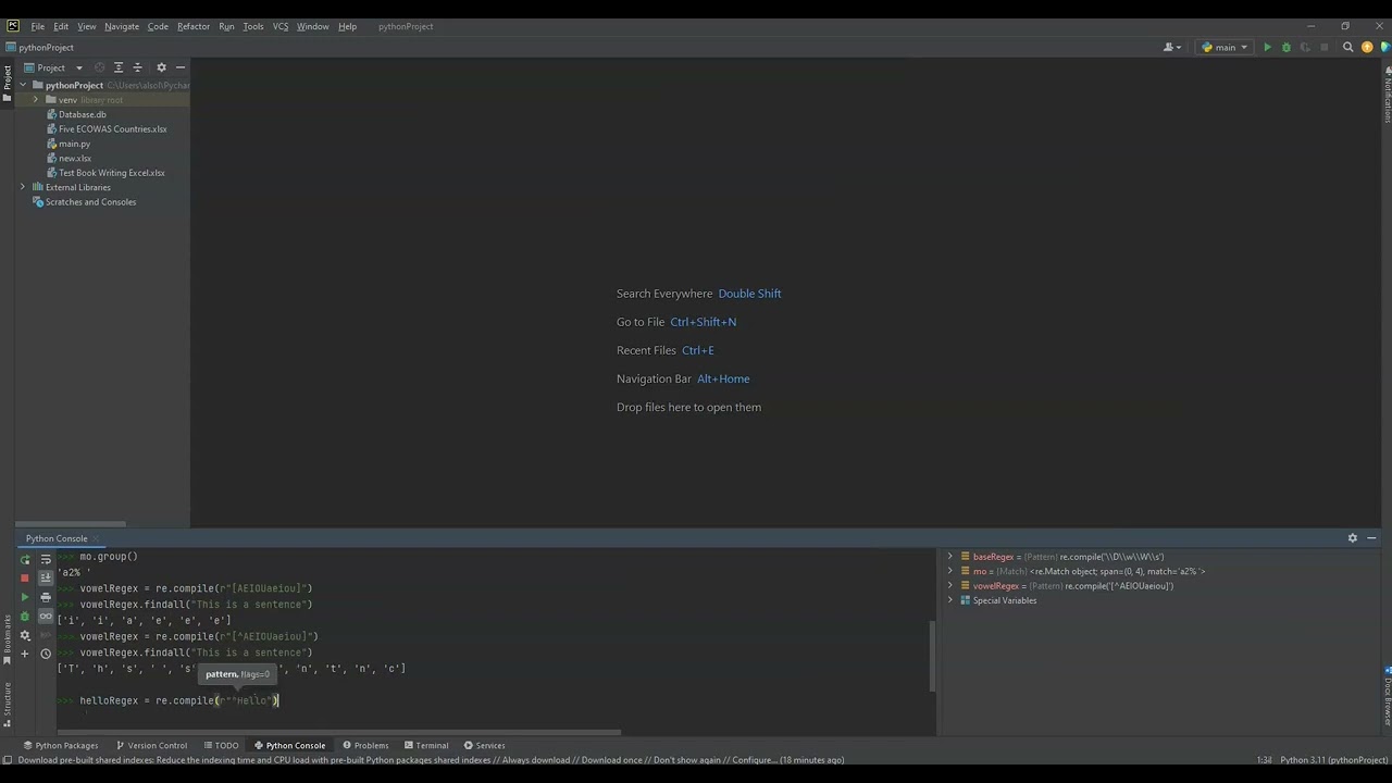 Python - Regex Classes and Expressions