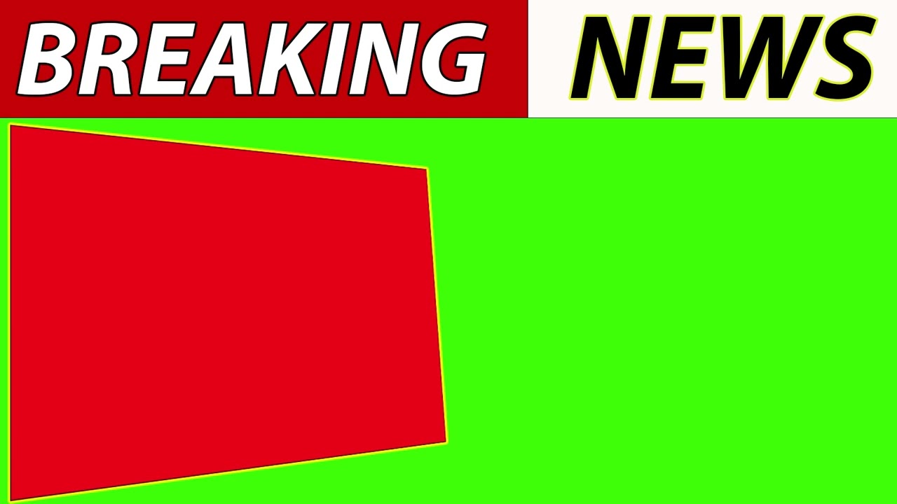 Breaking News Background | Green Screen News Template (Free Download)