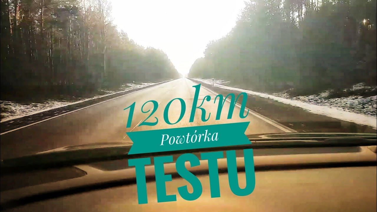 #Kia Niro - 120km/h - Tempomat .Powtórka testu  na prostej.