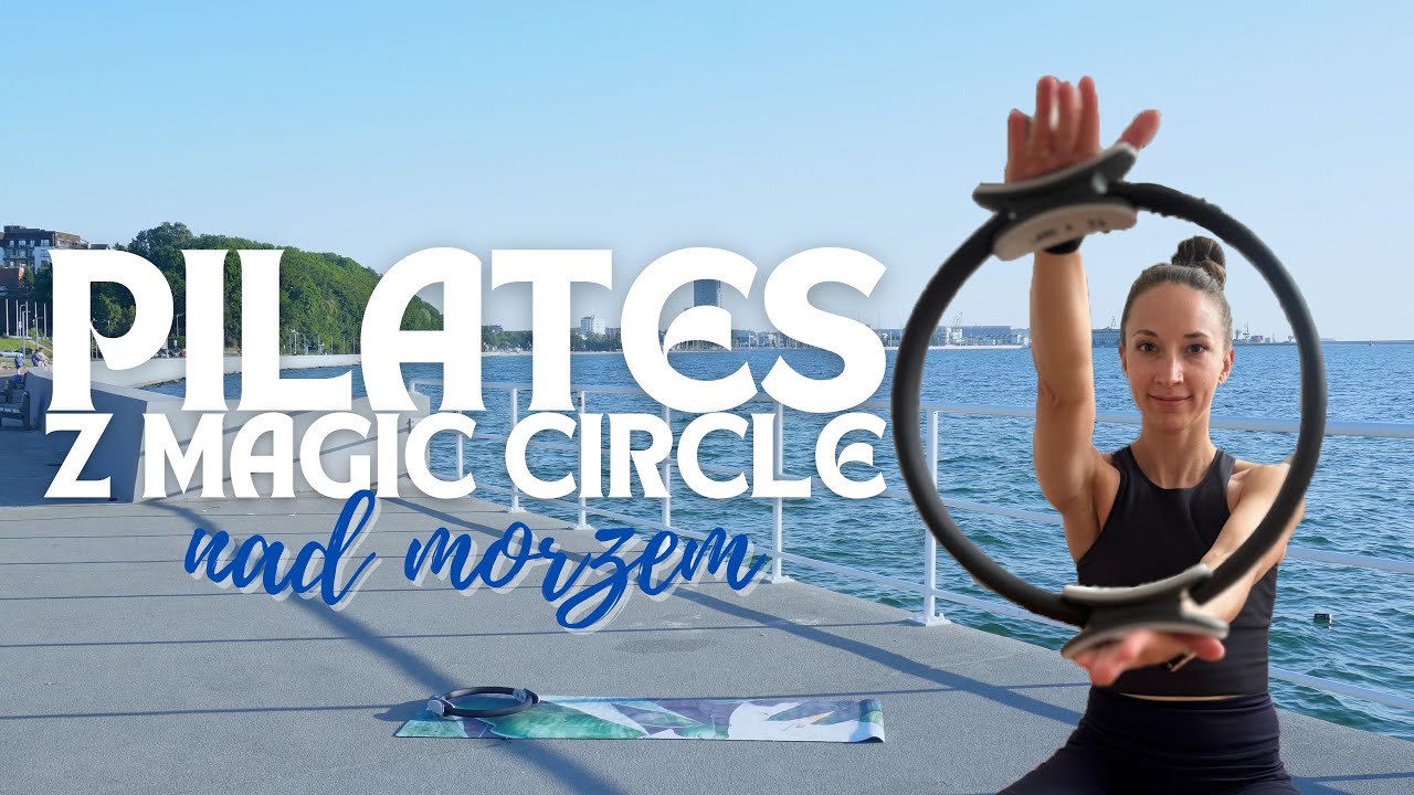 Pilates z MAGIC CIRCLE nad MORZEM w blasku WSCHODZĄCEGO SŁOŃCA 🌅 25 MINUT dla każdego!