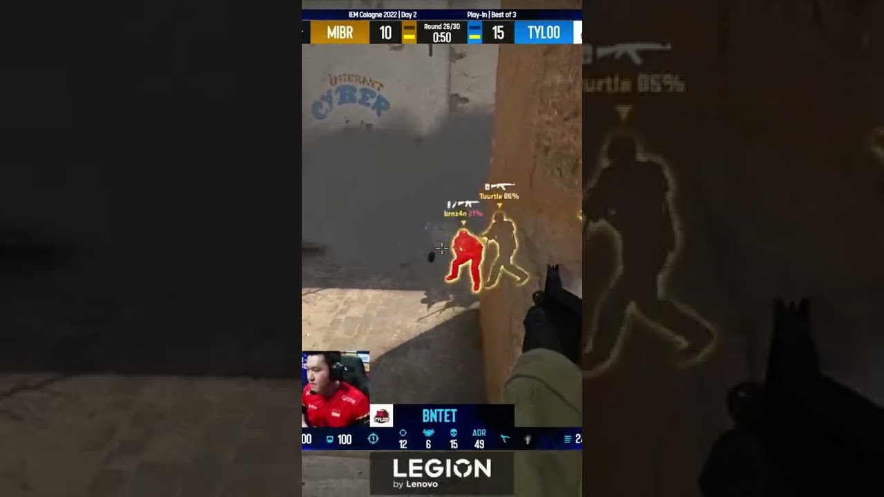 Bntet makes 4 kills against TYLOO