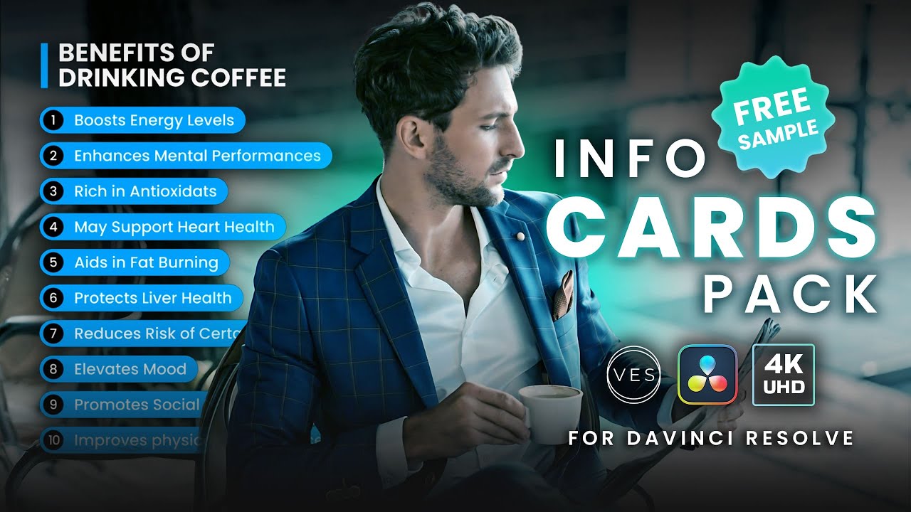Free Info Card Title for Davinci Resolve