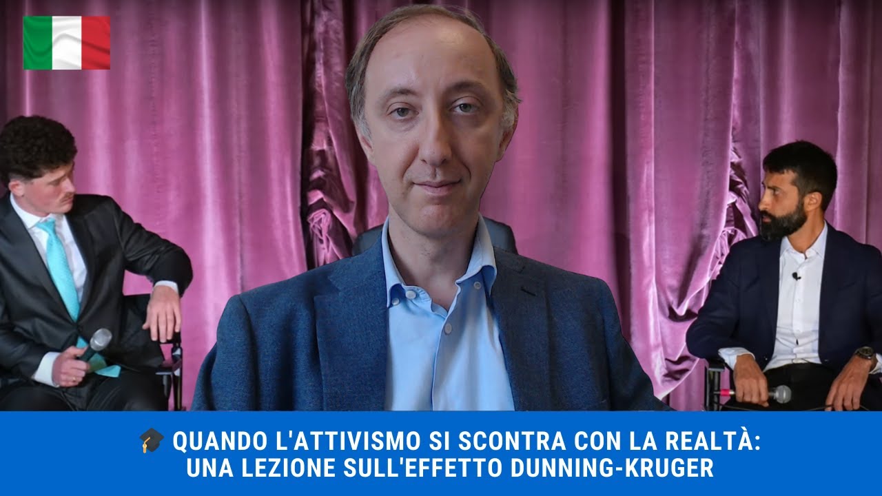 🎓 Quando l'attivismo si scontra con la realt&agrave;: una lezione sull'effetto Dunning-Kruger