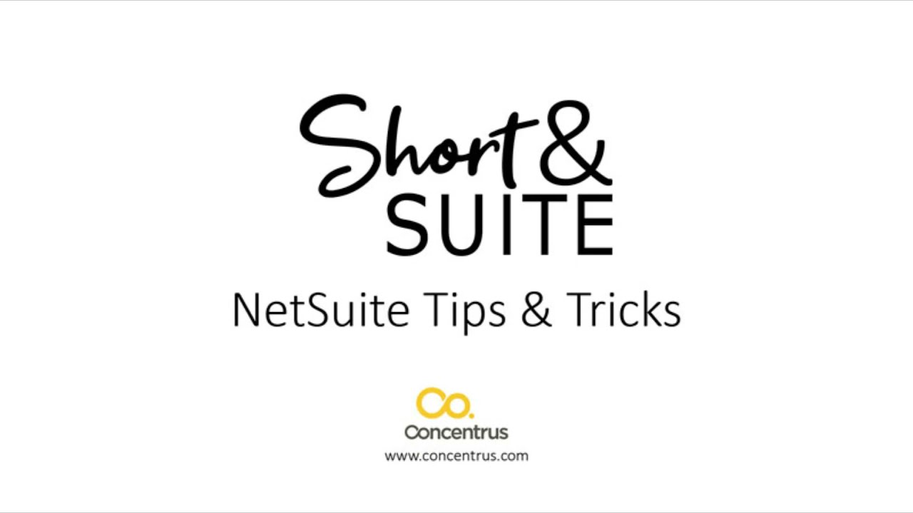 NetSuite Training: Short & 'Suite: How to Unpair Intercompany Transactions