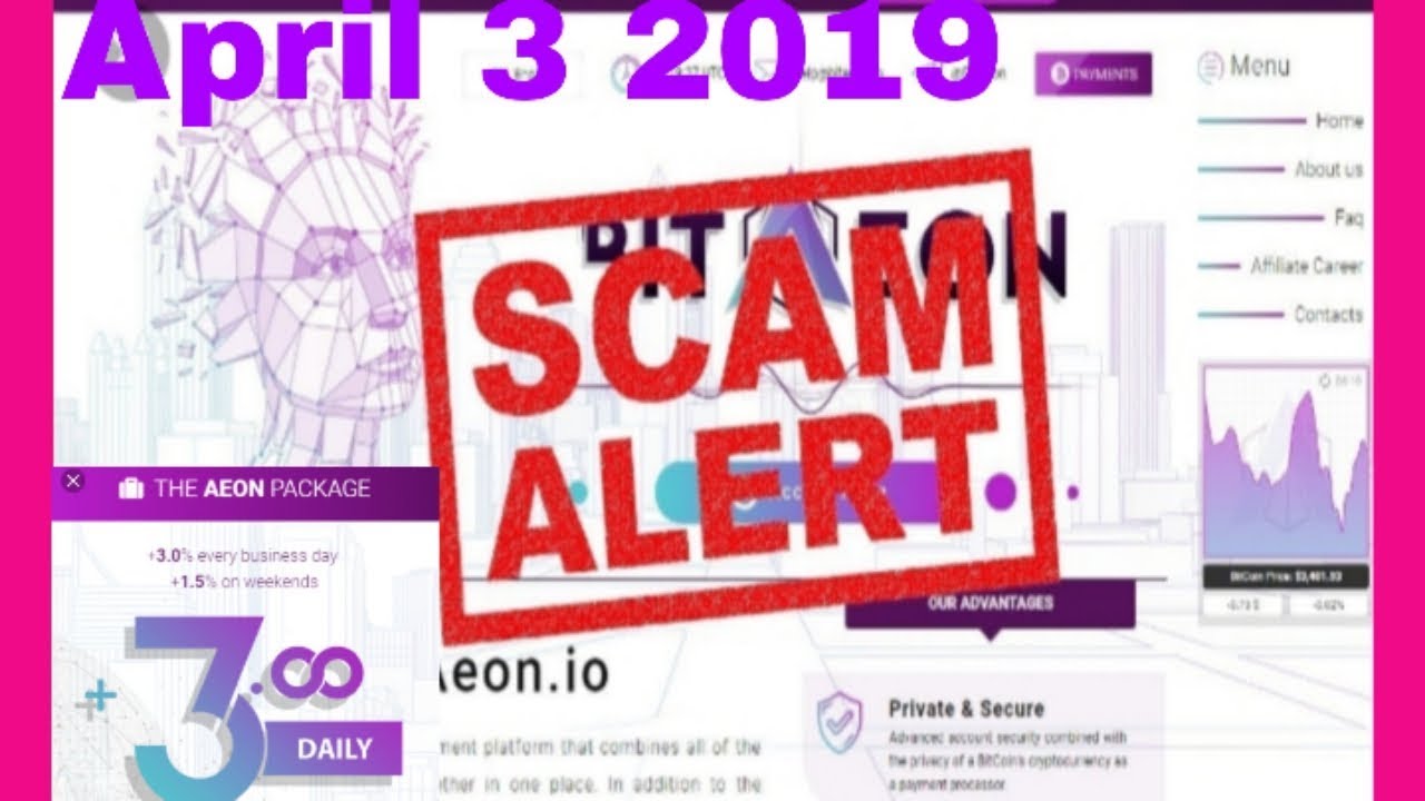 #BITAEON.IO SCAM AS OF APRIL 2 2019