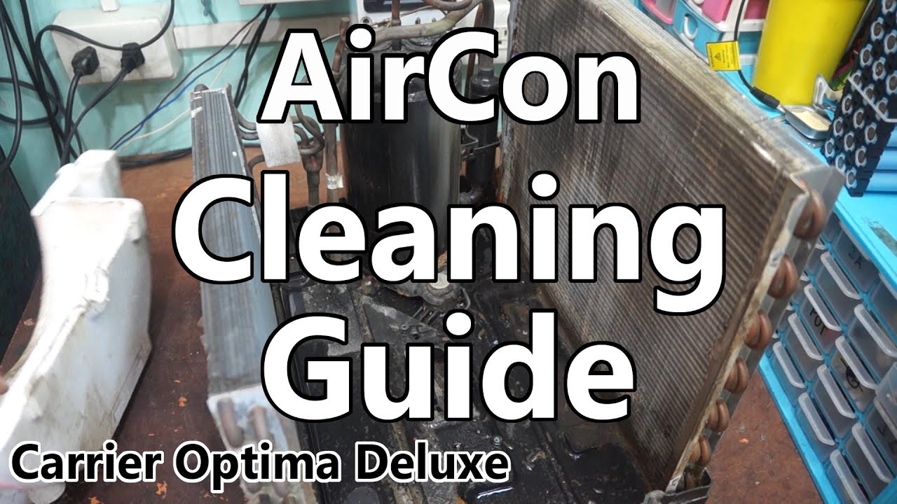 Paano Maglinis ng Aircon (Guide) Carrier Optima |  Condura DeLuxe (Tagalog)