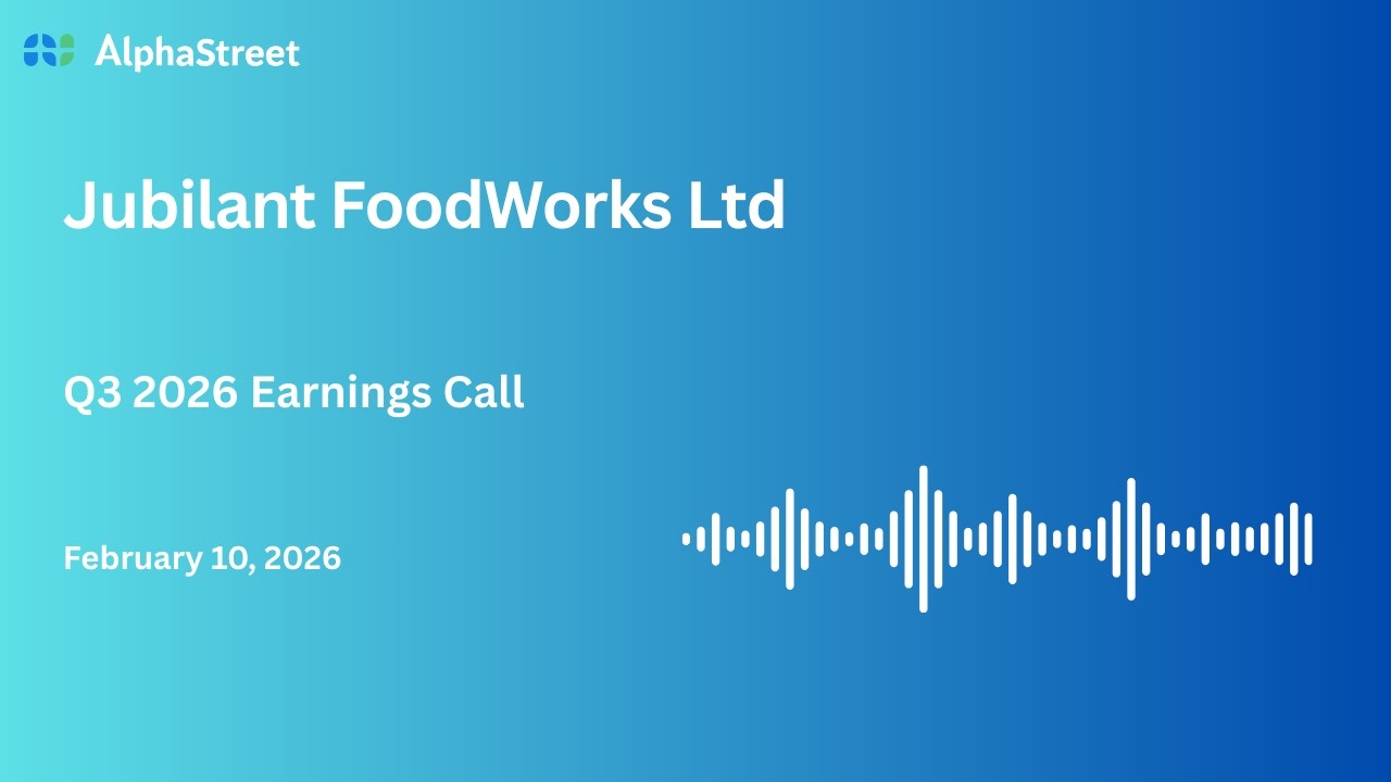 Jubilant FoodWorks Ltd Q3 FY2025-26 Earnings Conference Call