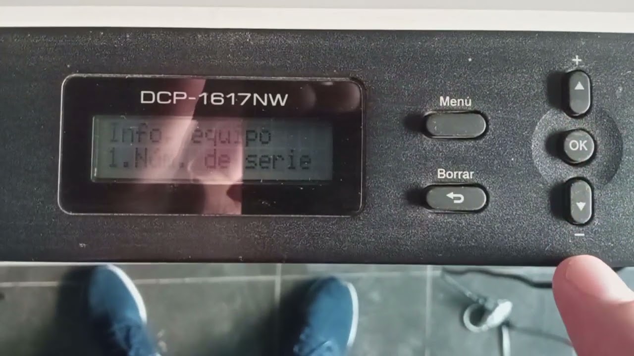Reset Brother DCP-1617NW sustituir tóner solución