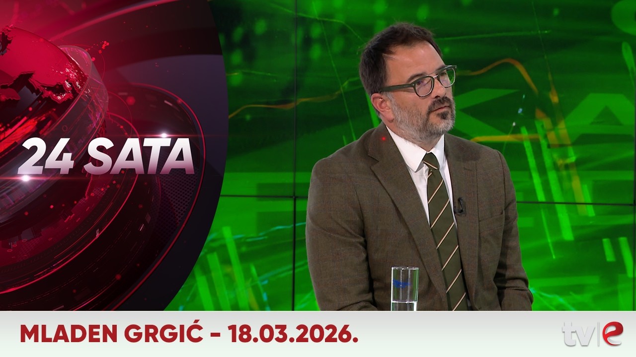 Informativna emisija: 24 sata - Mladen Grgić