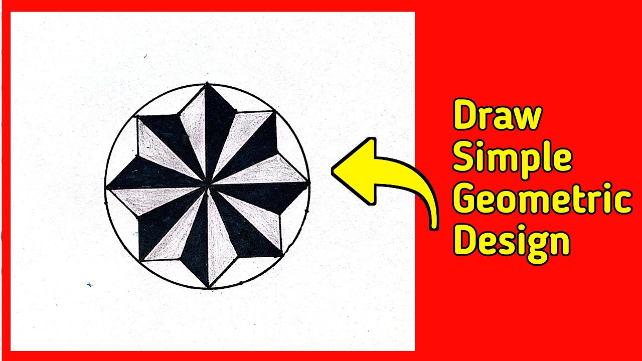 Simple Geometrical Circle Design || Geometrical Chart | Easy Geometry Pattern | Geometric