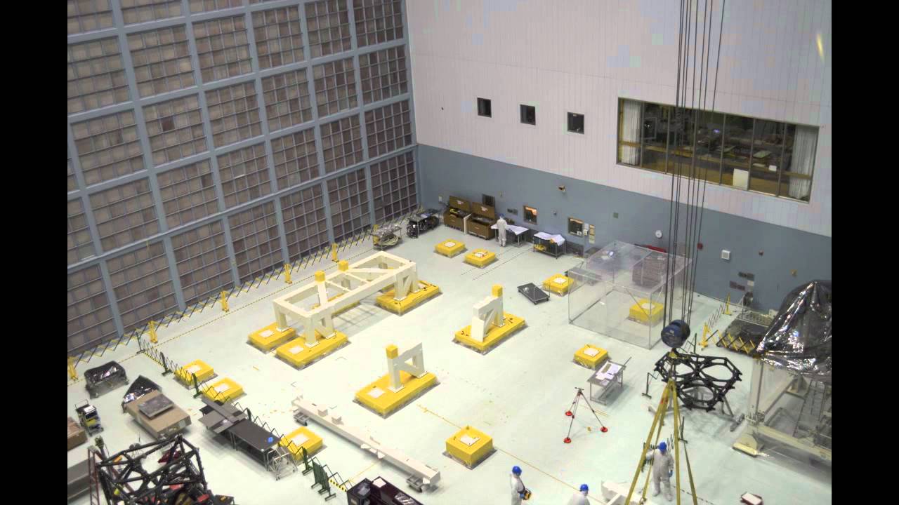 Time-lapse: Construction of the James Webb Space Telescope Ambient Optical Assembly Stand.