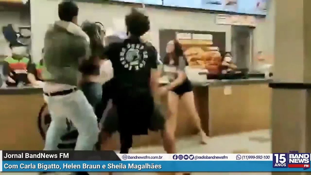 Carla Bigatto, Helen Braun e Sheila Magalh&atilde;es: Confus&atilde;o em fast-food por causa de um lanche
