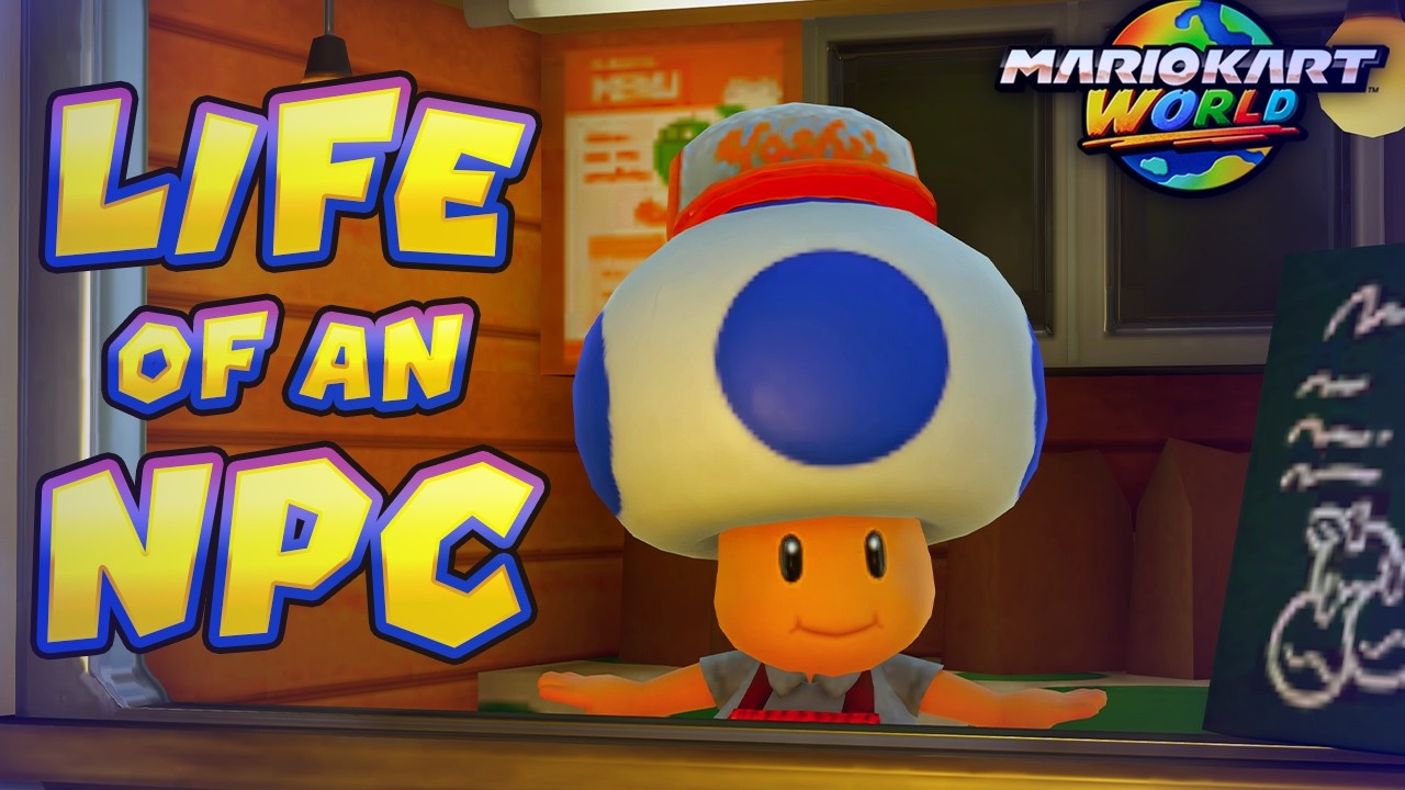 The Exciting Life of an NPC in Mario Kart World