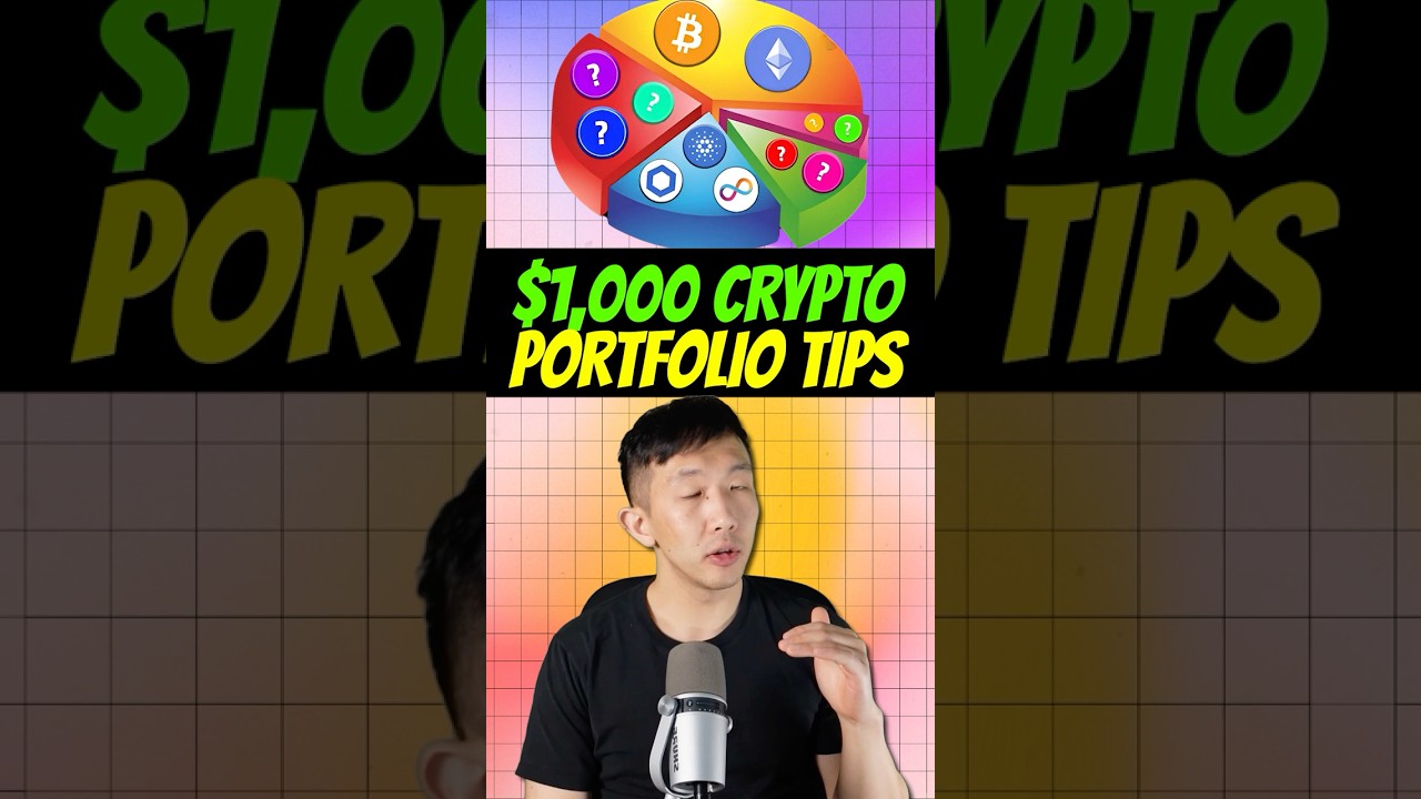 What&rsquo;s my $1,000 Crypto portfolio strategy? #crypto #cryptoportfolio #altcoins