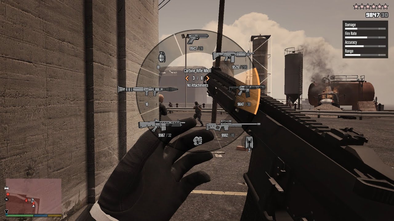 GTA V Niko Bellic Vs Merryweather Team + 10 Star Wanted Level Escape(RDE 4.0.1 Expansion)