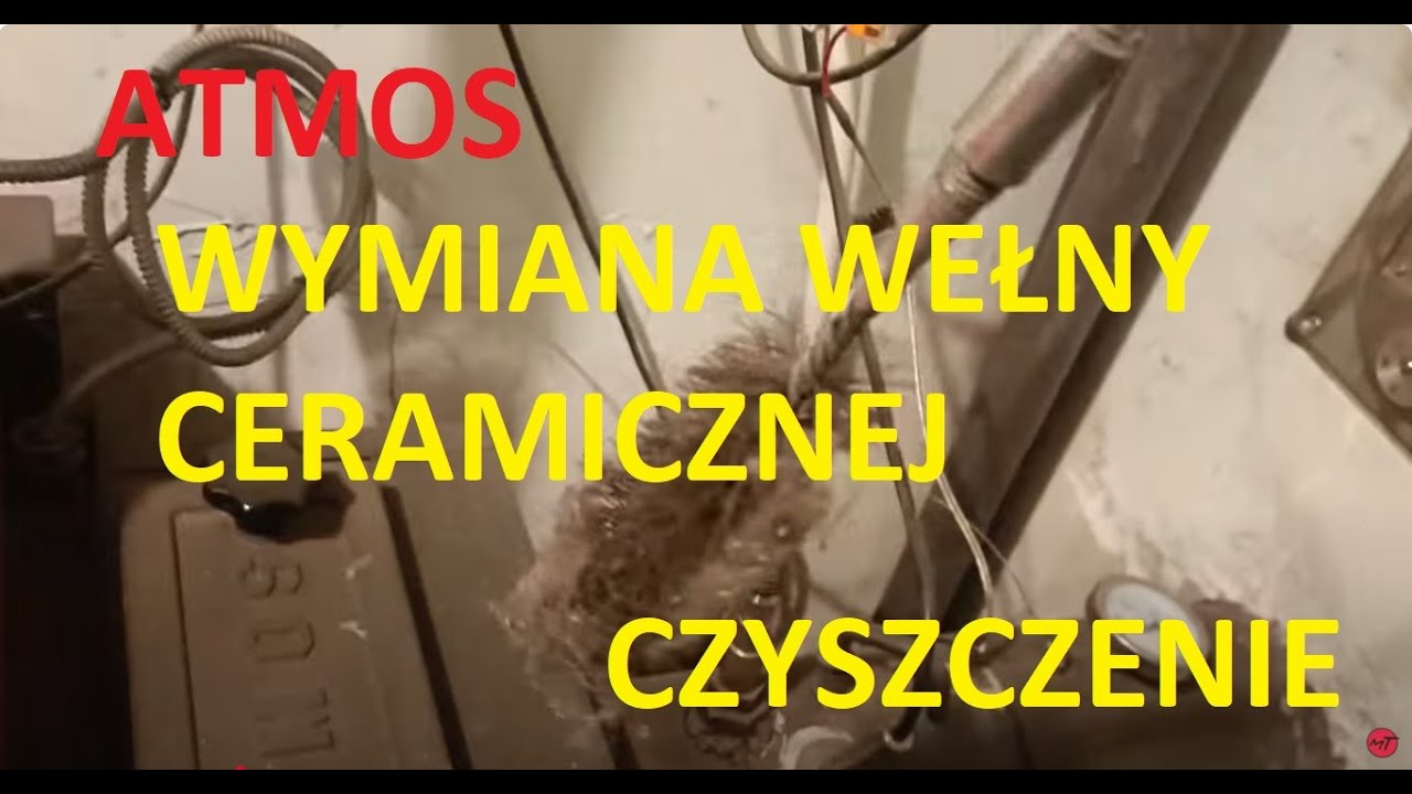 Atmos. Wymiana wełny ceramicznej, czyszczenie dogłębne...