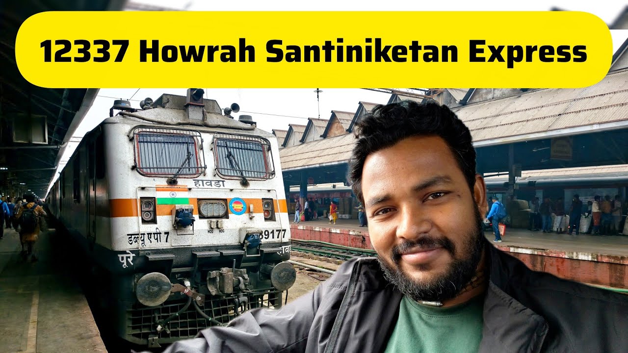 12337 Howrah Santiniketan Express AC Chair Car Class Review | Howrah to Santiniketan Train journey 🚂