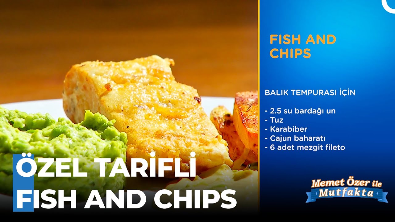 Modern Dokunuşlu Fish and Chips  - Memet Özer ile Mutfakta 372. Bölüm
