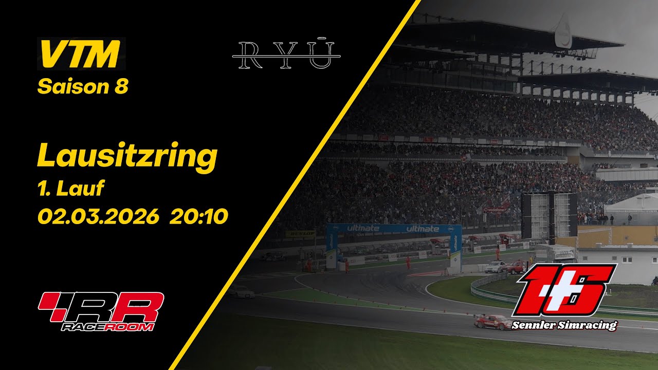 Race 5 Lausitzring | RYU VTM Season 8 | Raceroom