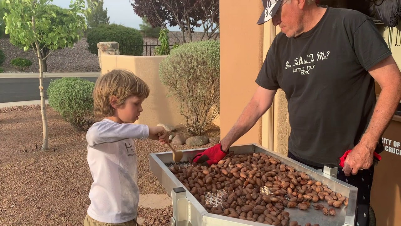 Chase's pecan nut buster shelling machine
