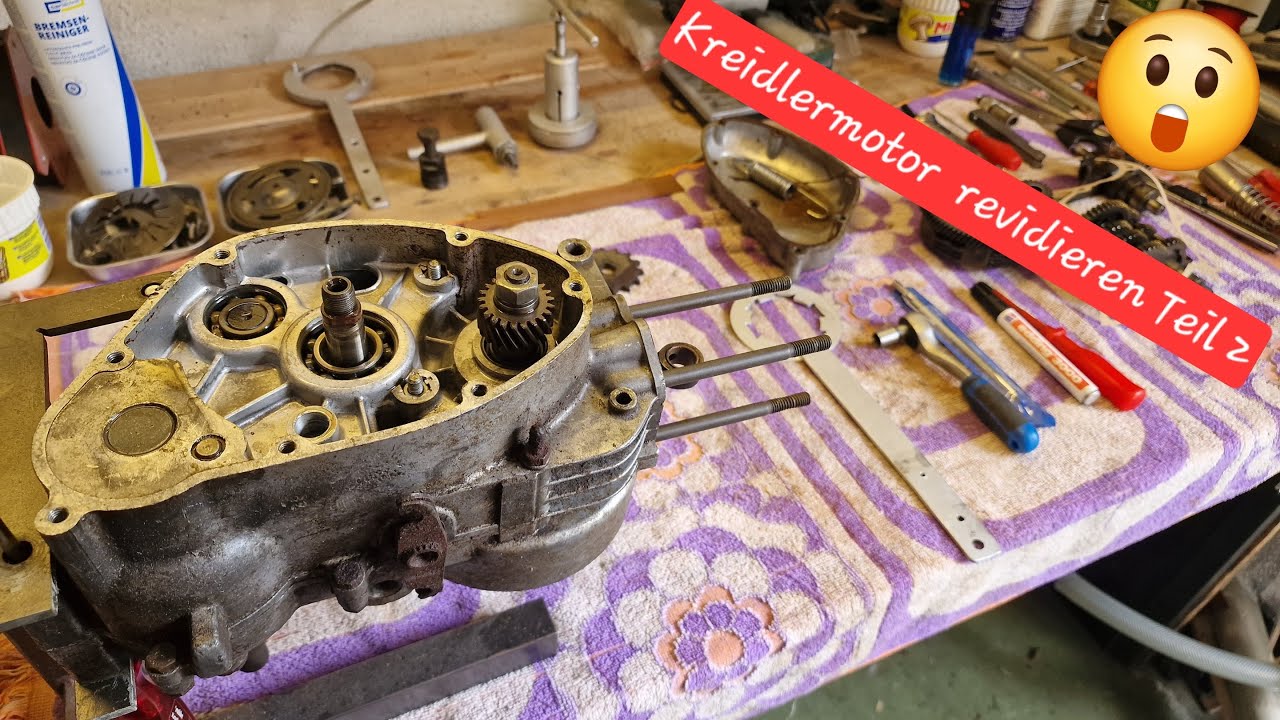 Kreidlermotor Revision 2.Teil so einfach geht das,3 Gang Motor #kreidler #Kreidlermotor