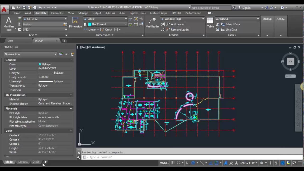 Демонстрация AutoCAD — создание табличного стиля для спецификаций.