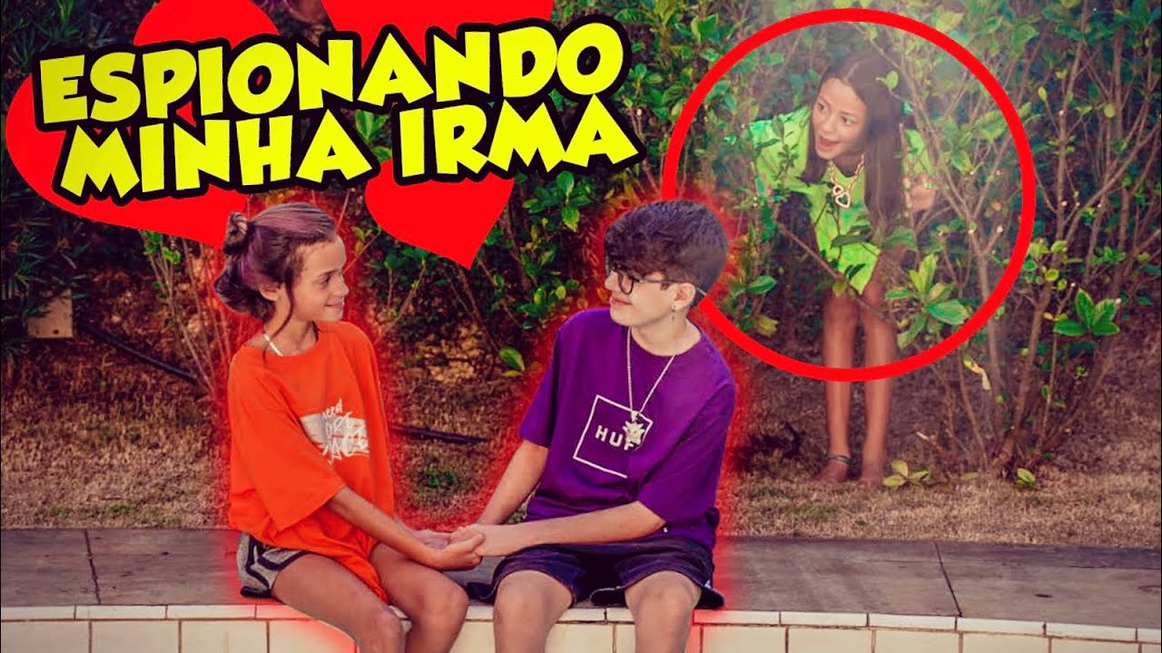 ESPIONANDO MINHA IRMÃ COM O CRUSH - MILLENA E MANU MAIA