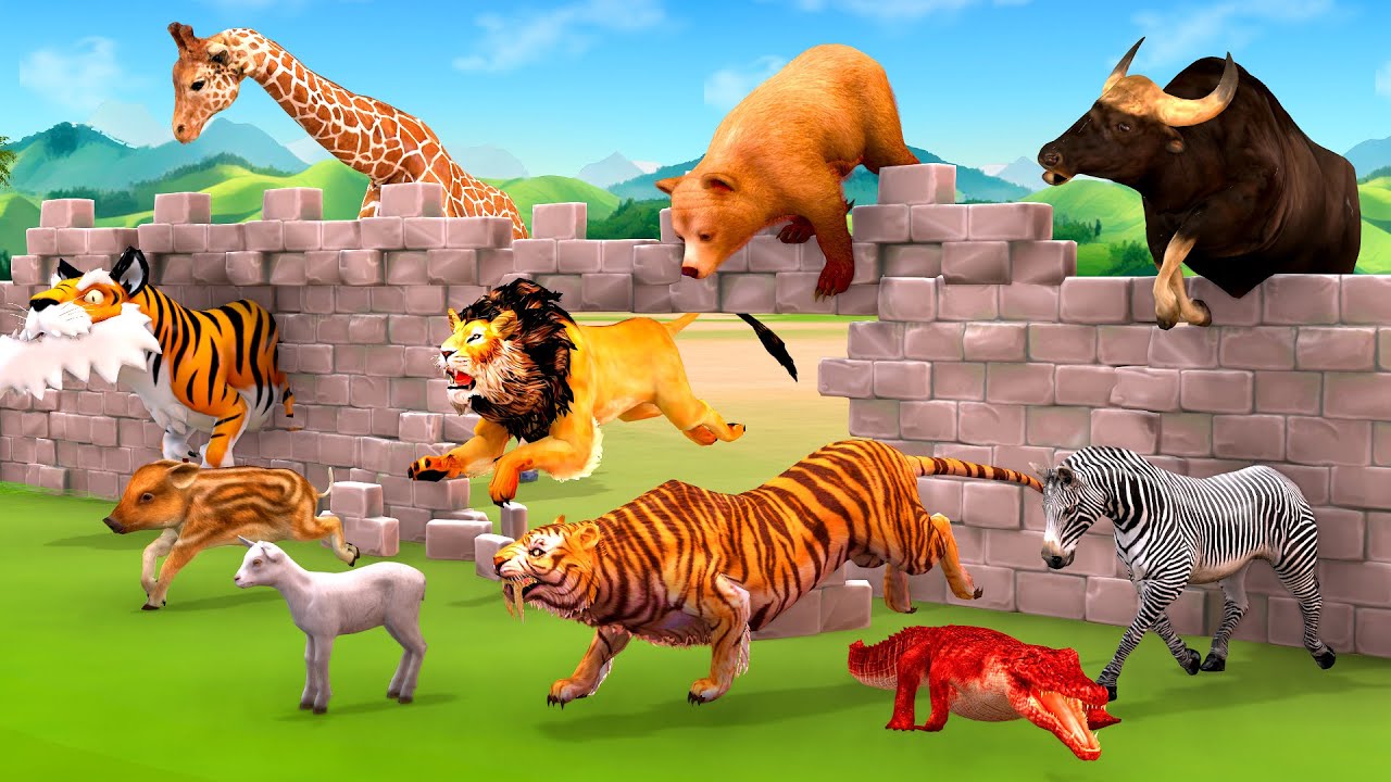 The Great Escape: Forest Animals on the Run: Outsmarting the Law in a Thrilling Chase Adventure!