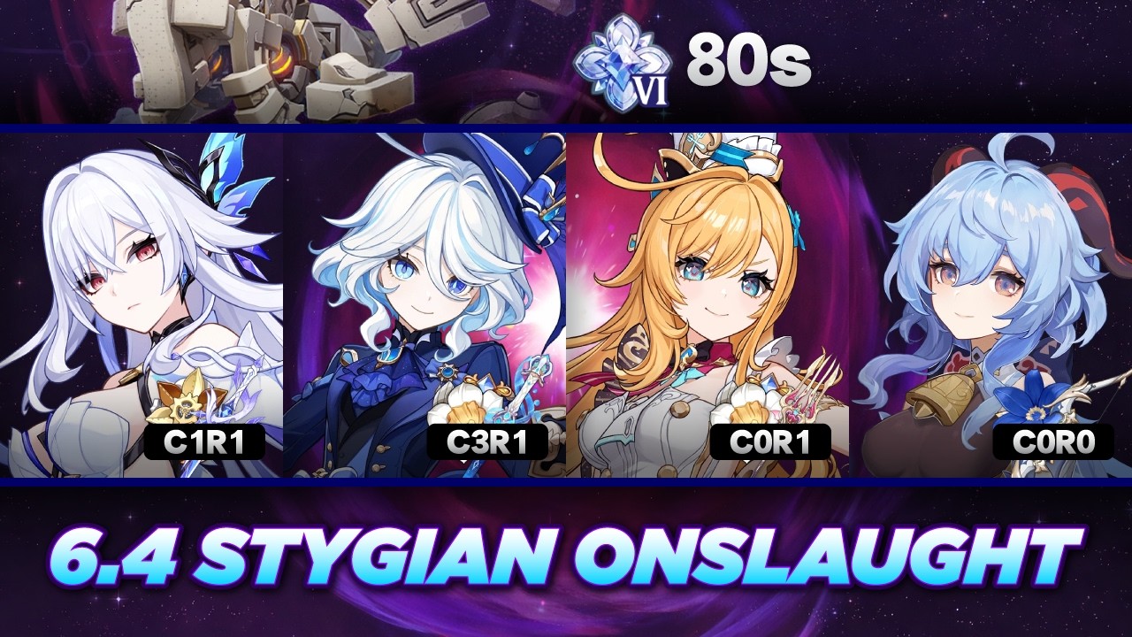 Skirk x Ganyu vs Secret Source Overseer | 6.4 Stygian Onslaught : Dire | Genshin Impact