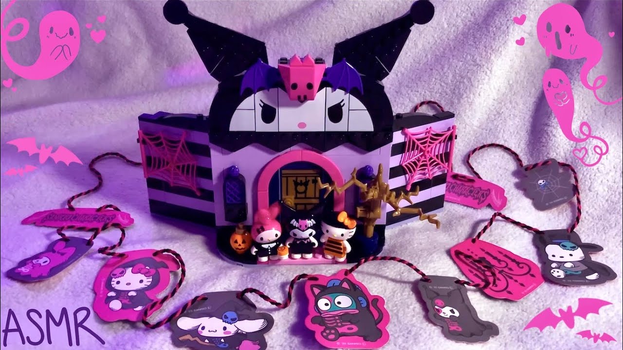 ASMR Building A Lego Kuromi Haunted House for Halloween