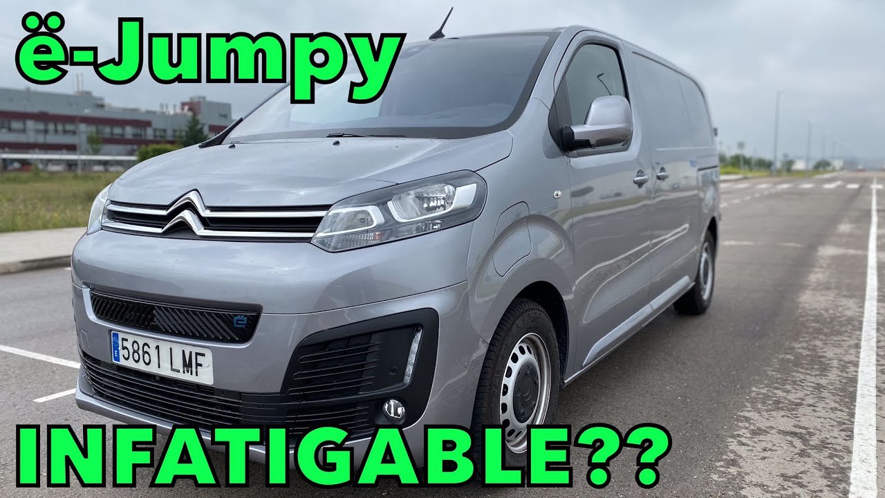 ¿Cuántos km puede recorrer una FURGONETA ELÉCTRICA en autovía? Citroën e-Jumpy 75 kWh MOTORK