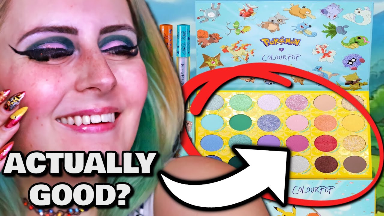 Is it WORTH $200? | Beauty Expert's Brutally Honest Review of Pokémon x ColourPop Makeup Collection!