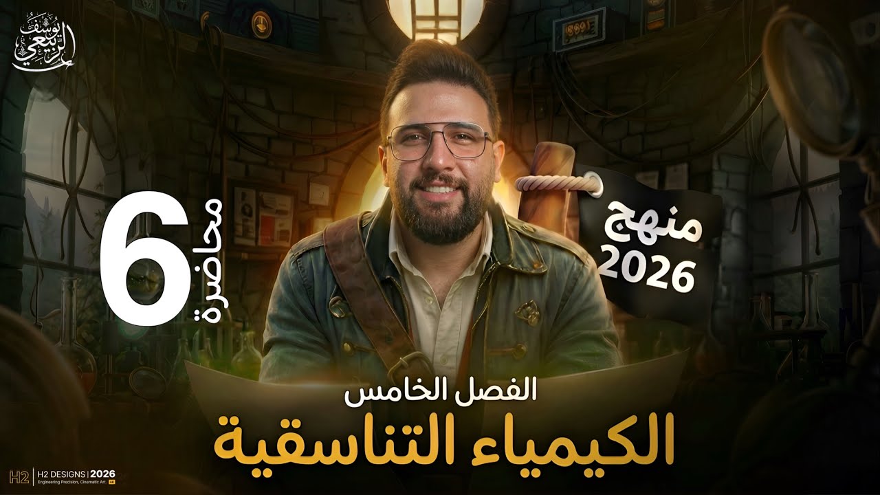 المحاضرة السادسة -الفصل الخامس -الكيمياء التناسقية-تسمية المعقدات التناسقية-سادس الاعدادي تصوير 2026