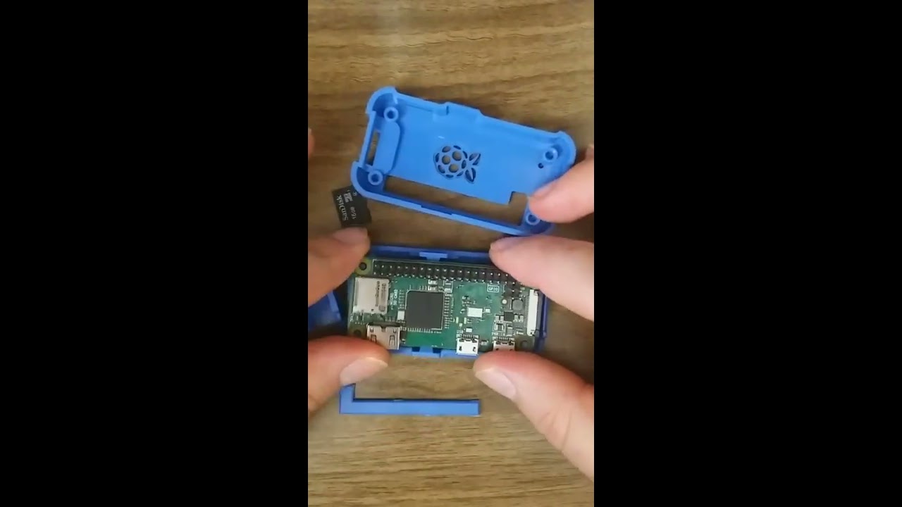 raspberry pi zero blue case pc-abs