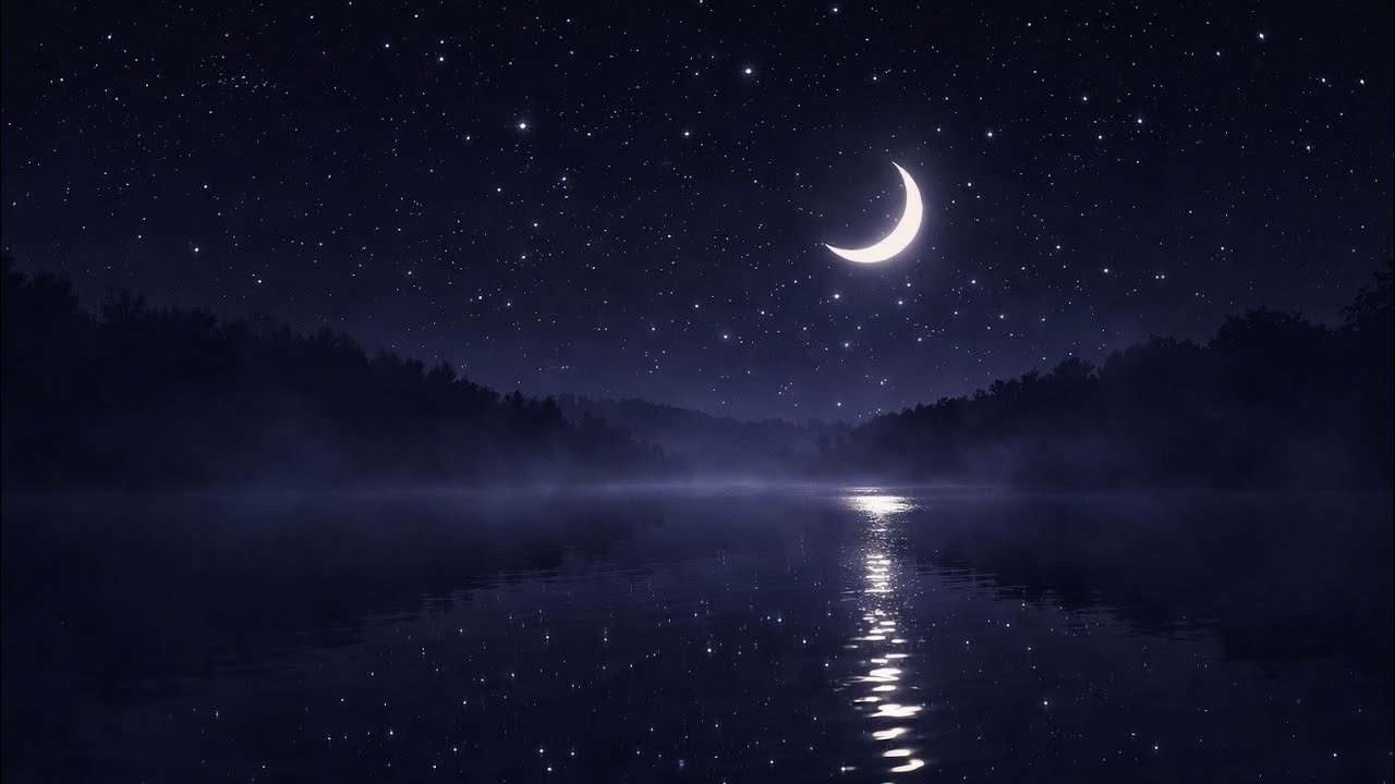 Rain Sounds & Soft Melody 🌙 1 Hour Relaxing Sleep Music