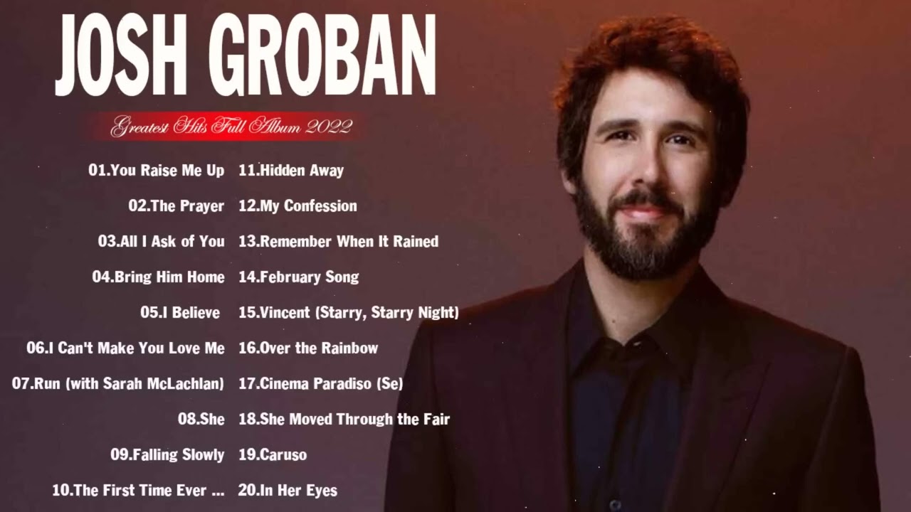 Josh Groban Greatest Hits Full Album  - Josh Groban Best Songs Of Playlist 2022