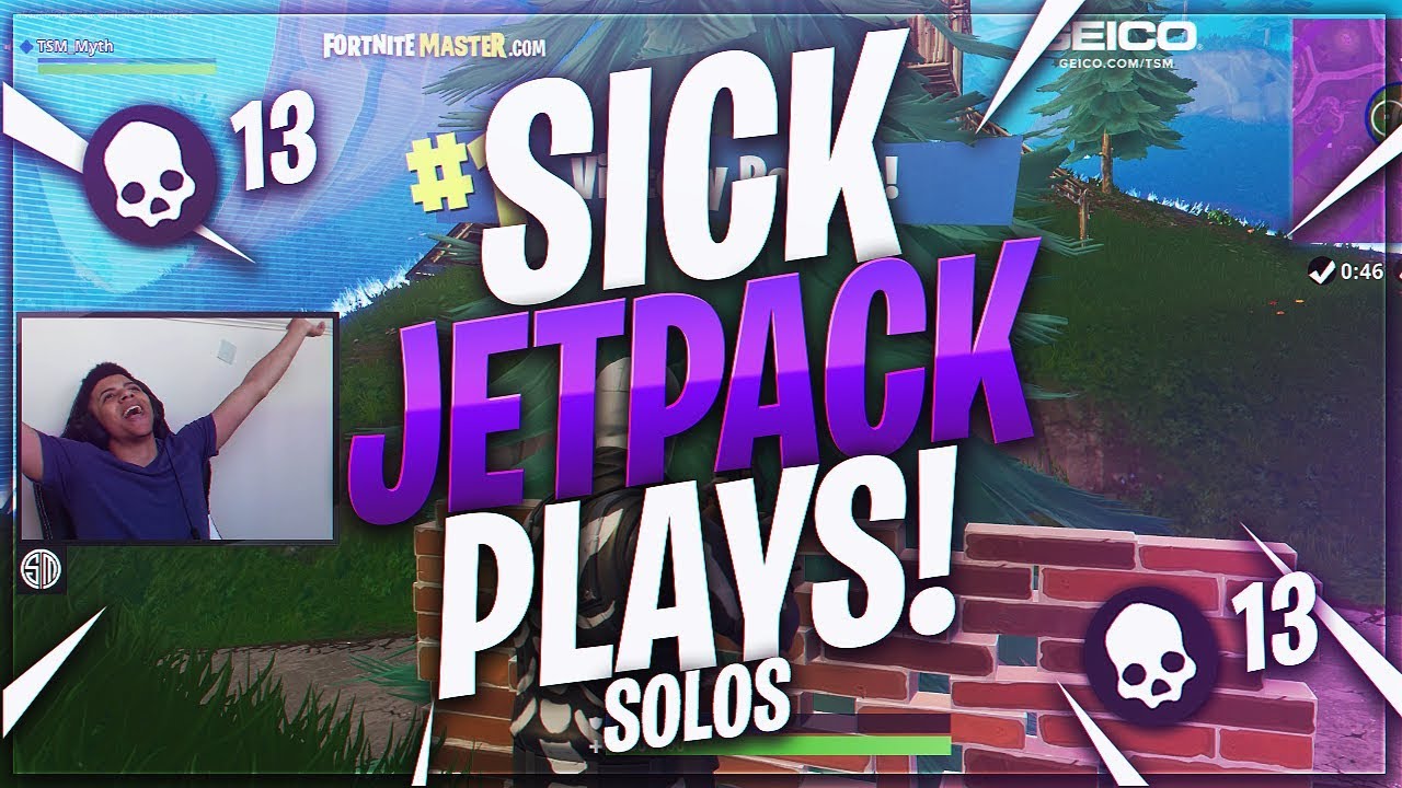 TSM Myth - CHECK THESE SICK JETPACK PLAYS!!! (13 KILLS) | (Fortnite BR Full Match)